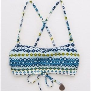 aerie scoop tie back bikini top